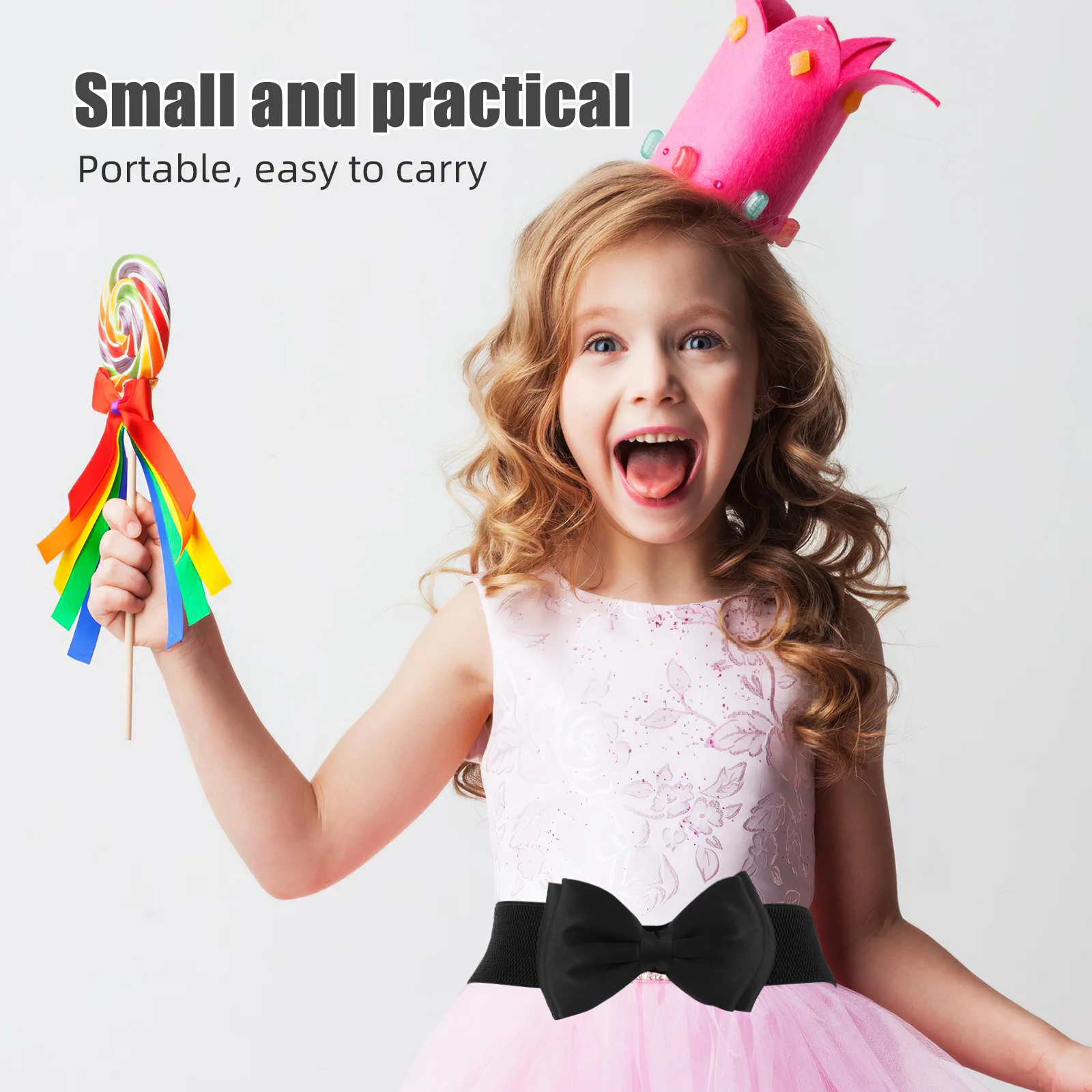 2 قطعة حزام خصر بعقدة على شكل فيونكة من الشيفون المطاطي حزام عريض لملحقات فستان الحفلات القابلة للتمدد 75 سنتيمتر #4