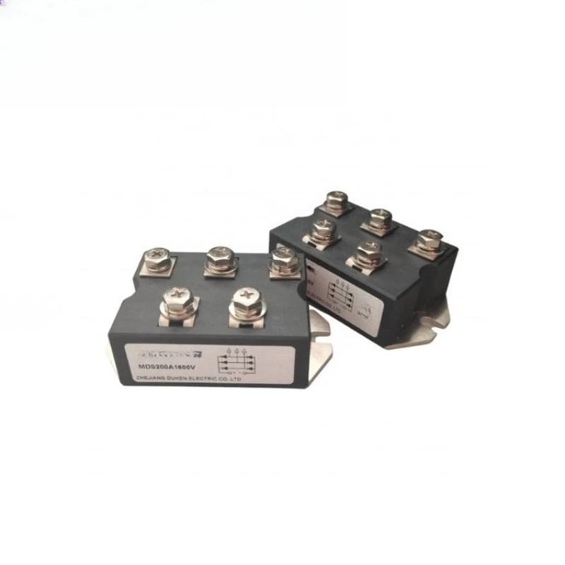 

MDS200A1600V three-phase rectifier bridge module for high current, high power and strong rectifier power industrial equipment