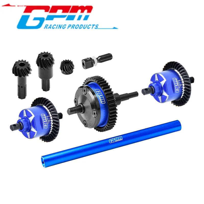 GPM TXMM3747 (sem óleo diferencial) AÇO DE CARBONO 4140 + liga 7075 DIANTEIRO & CENTRO & TRASEIRO DIFFERENCIAL COMPLETO PARA TRAXXAS MIN RC Upgra