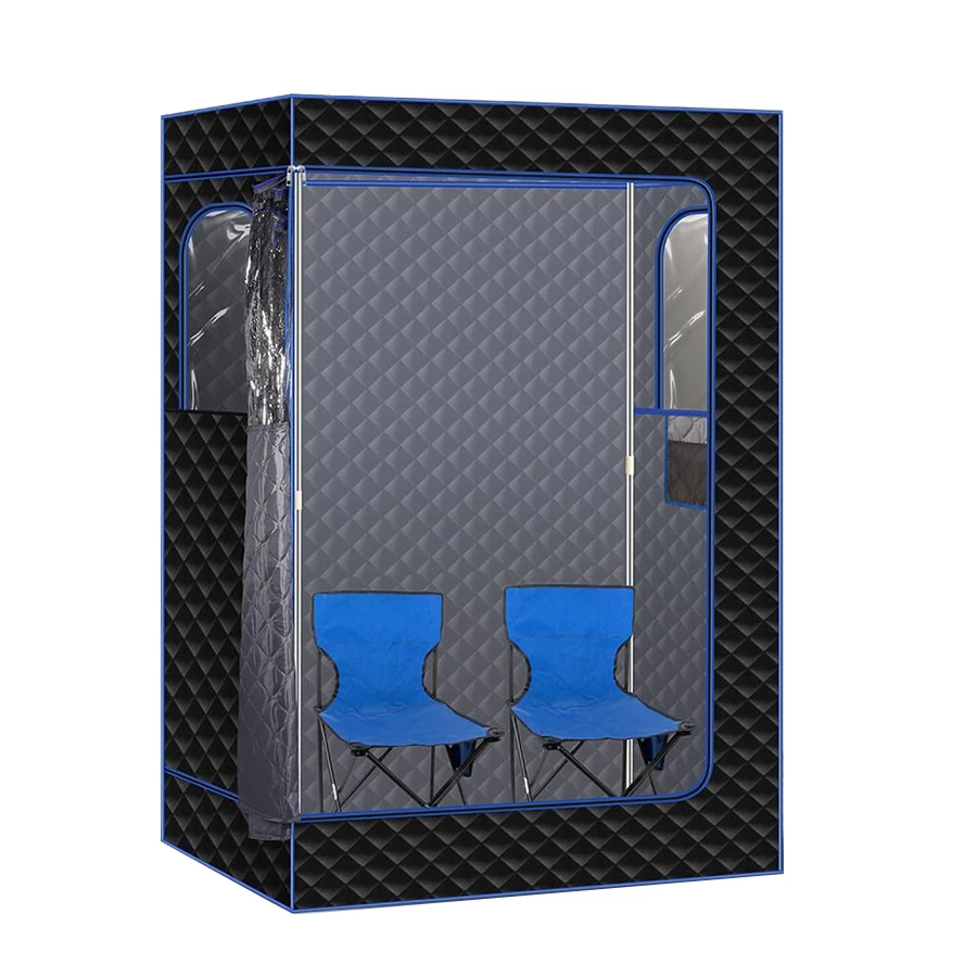 

Full Size 2 Person Red Light Portable Electric Home Sauna Box Large Power Slimming Sauna Tent