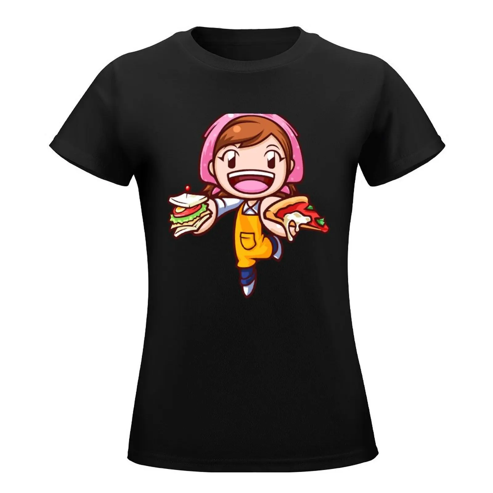 Cooking Mama Sticker T-Shirt Aesthetic clothing female tops vintage clothes plus size t shirts for Women loose fit