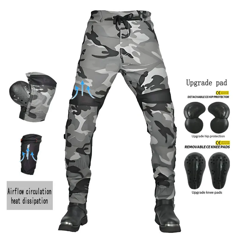 Motocross Summer Super Cool Riding Pants High Elasticity Motorcycle Trousers Mesh Air Flow Breathable Heat Dissipation Overall