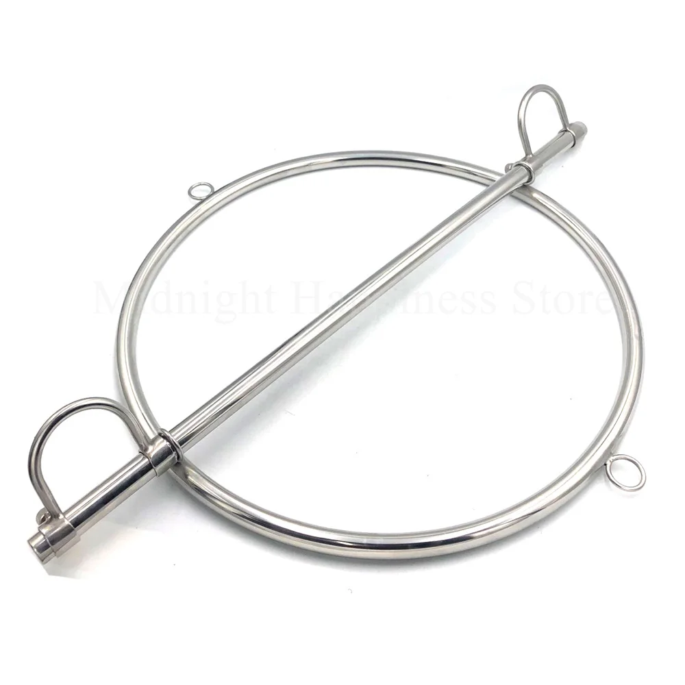 Stainless Steel Turtle Line Lock Buttocks Restraint Device Link Handcuffs 18 Hip Bondage Steel Slave BDSM Sex Toys For Couples