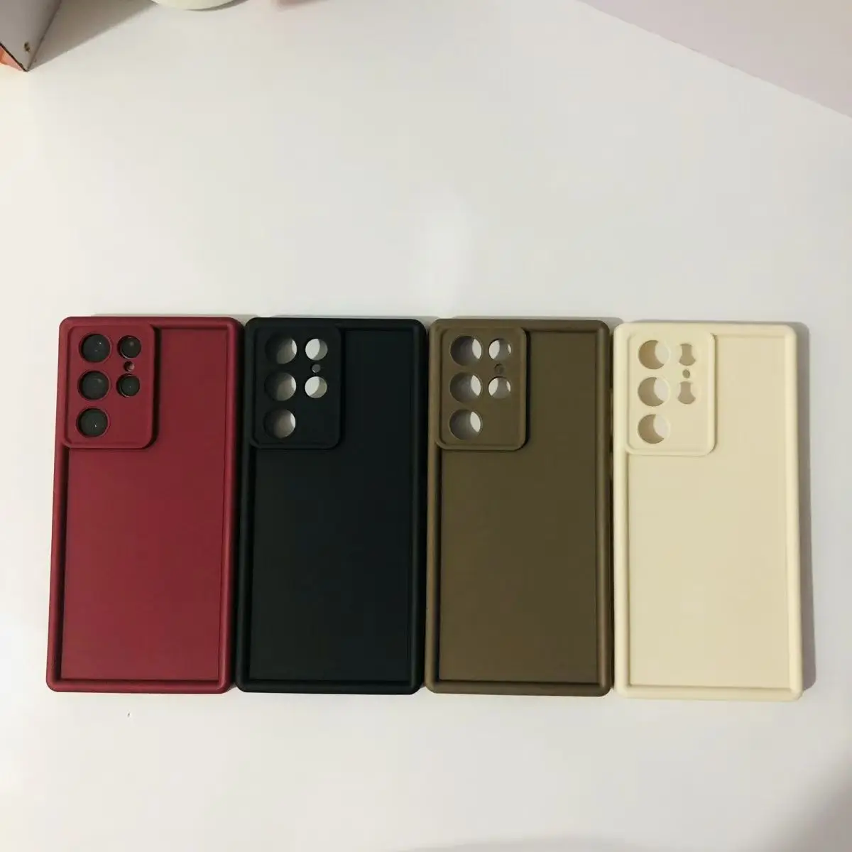 For Samsung Galaxy S22 Ultra Case Samsung S22 Ultra 5G Phone Case Matte Soft TPU Anti Fall Anti Scratch Protective Back Cover