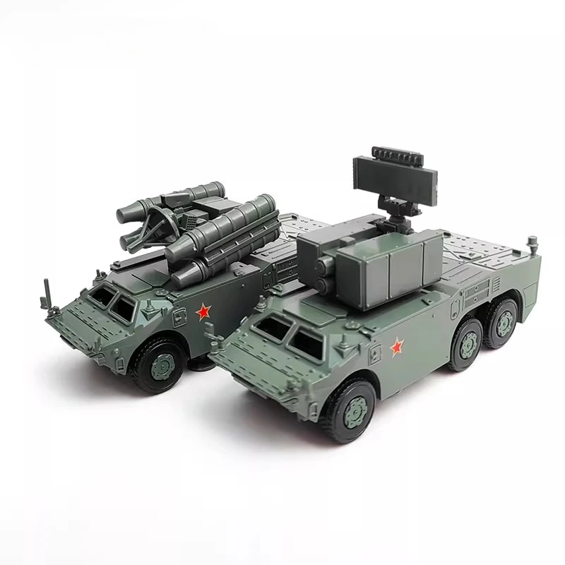 1/72 China HQ-7B Air Defense Missile System Tank 4D Assemble Military Chariot Model Boy Educational Collection Toy