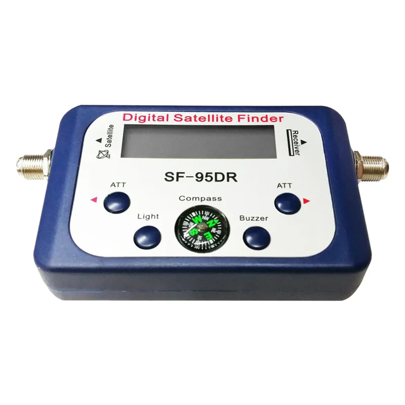 A42T-1 Set Digital Satellite Finder Digital SF-95DR Meter Satellite Finder TV Signal Receiver Sat Decoder Satfinder LCD Display