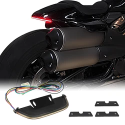 Eliminador de guardabarros ahumado LED, luz trasera integrada para Harley 2021-2023 Sportster S 1250 RH1250S