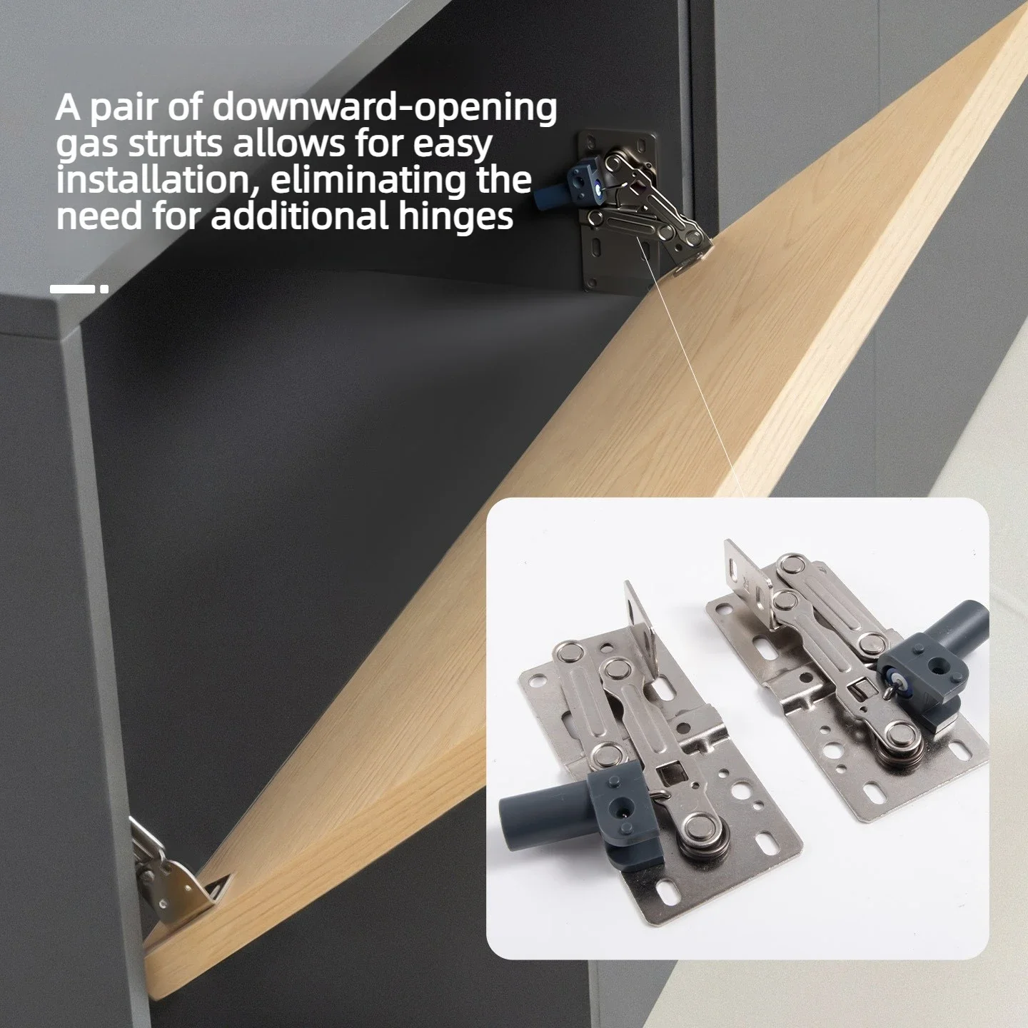 Flip Down 45° Hinge Sink Cabinet Bucket Shoe Cabinet Bucket Damping Door Hinge Furniture Cabinet Door Connector Accessories