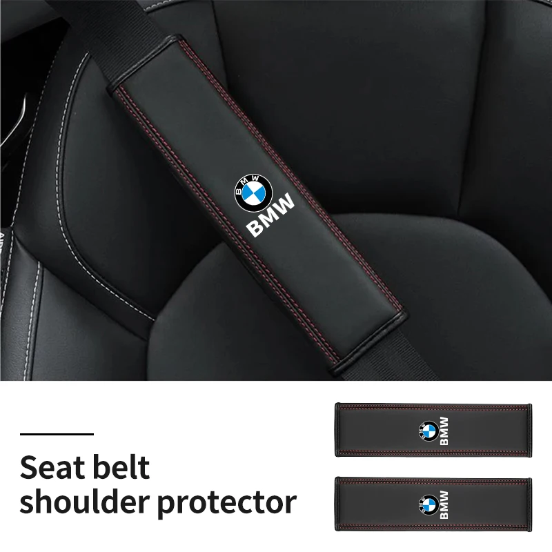 Car Accessories Seat Belt Cover Shoulder Protective Pad For BMW X1 X3 X4 X5 X6 X7 G20 G30 6GT F10 F30