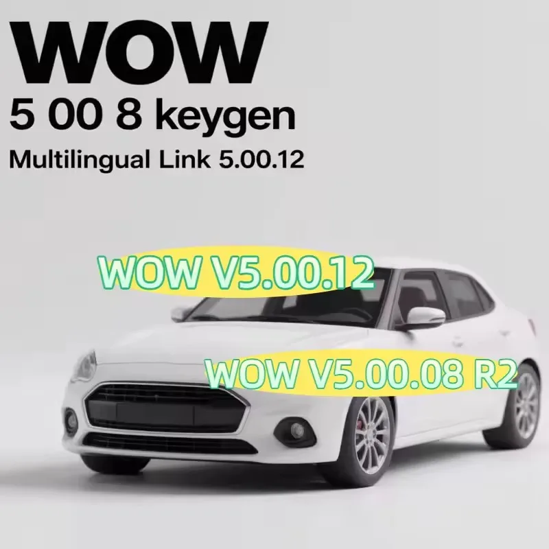 

2025 Venta caliente W-ur-th WOW V5.00.12 WOW 5.00.8 R2 Software multilingüe con Keygen para herramienta de diagnóstico de coches