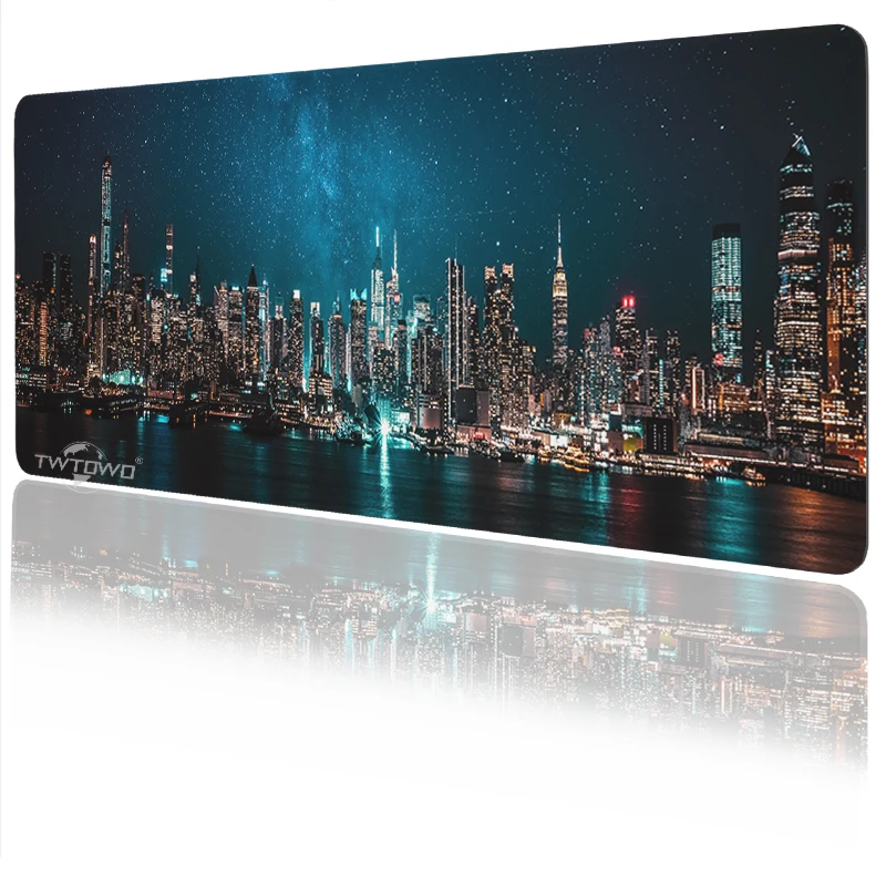Night City Samurai Mouse Pad Gaming printon demand HD Custom Large Mousepad XXL Mechanical Keyboard Pad Carpet Desktop Mouse Pad