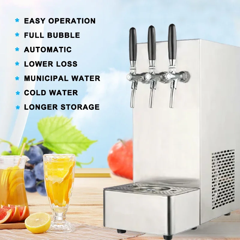 commercial automatic sparkling water maker soda dispenser 70 liter seltzer maker power carbonated water maker