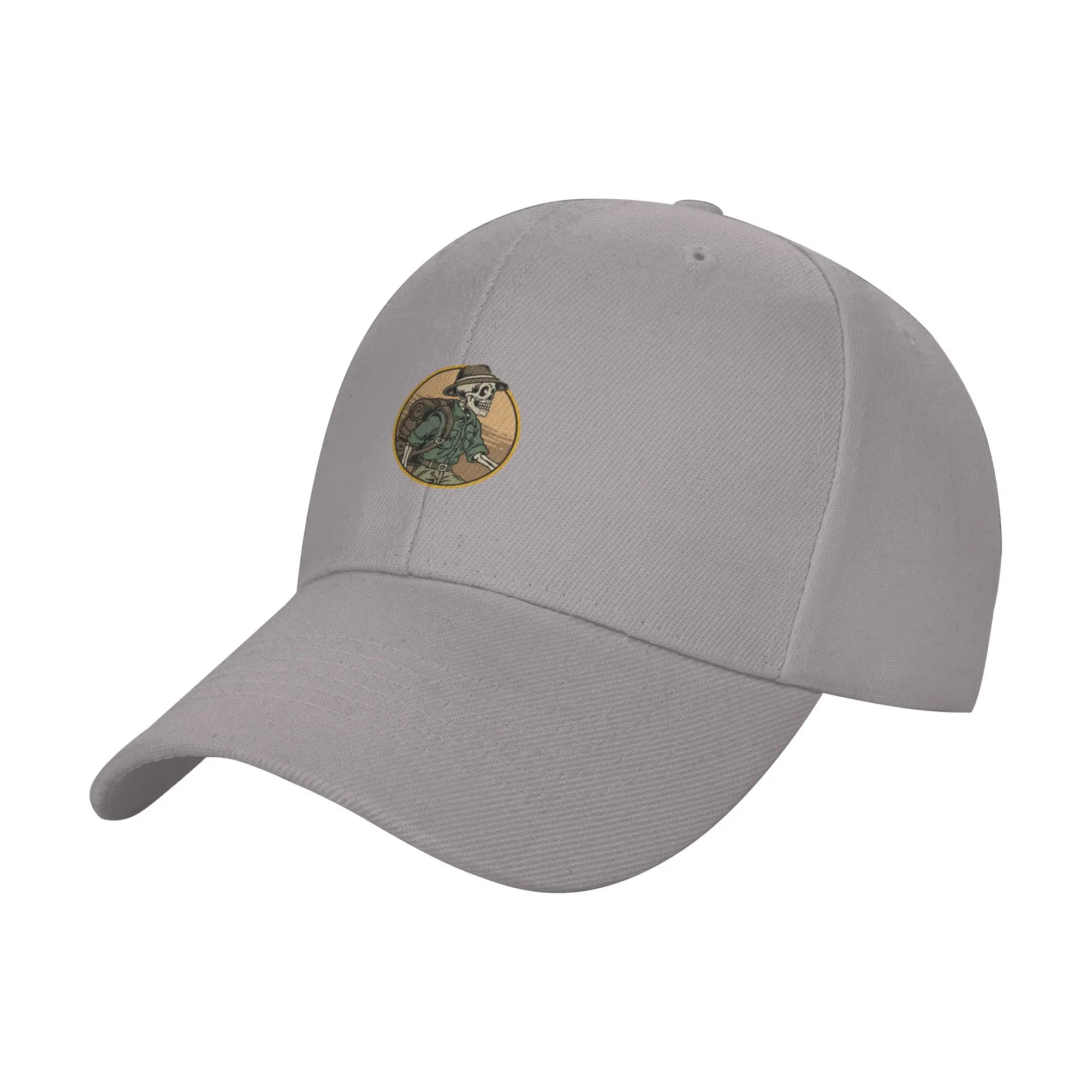 Hot Sale Outdoor Hiking Skeleton Design-Scenicbound Baseball Cap  Trendy Gift Trucker Cap  Casual Street Style Trucker Cap
