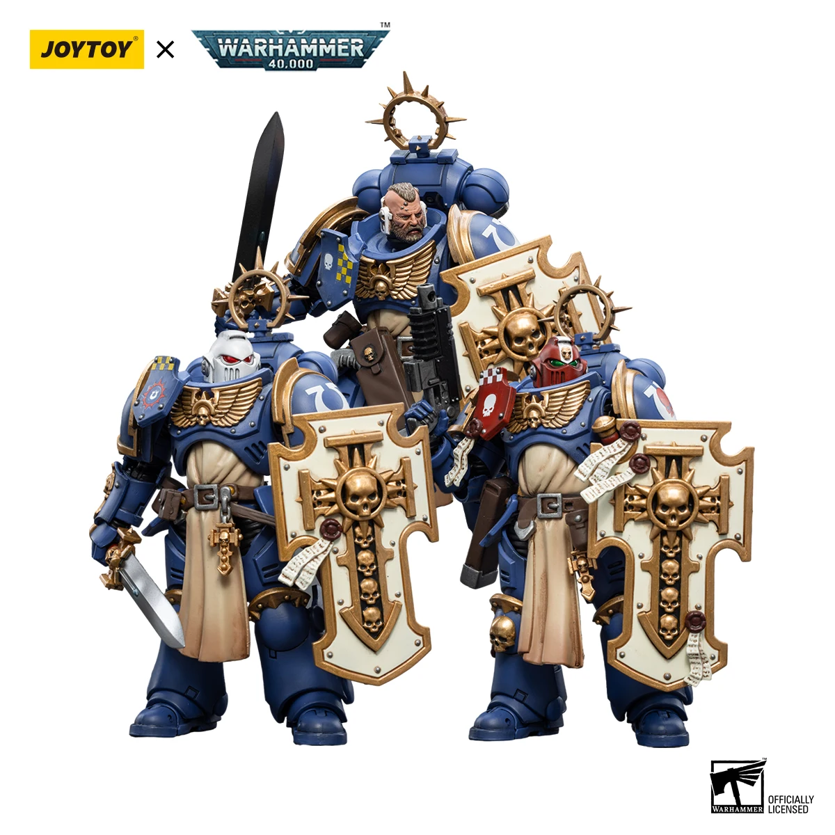 [IN STOCK] JOYTOY Warhammer 40K 1/18 Action Figure Ultramarines Bladeguard Model Free Shipping