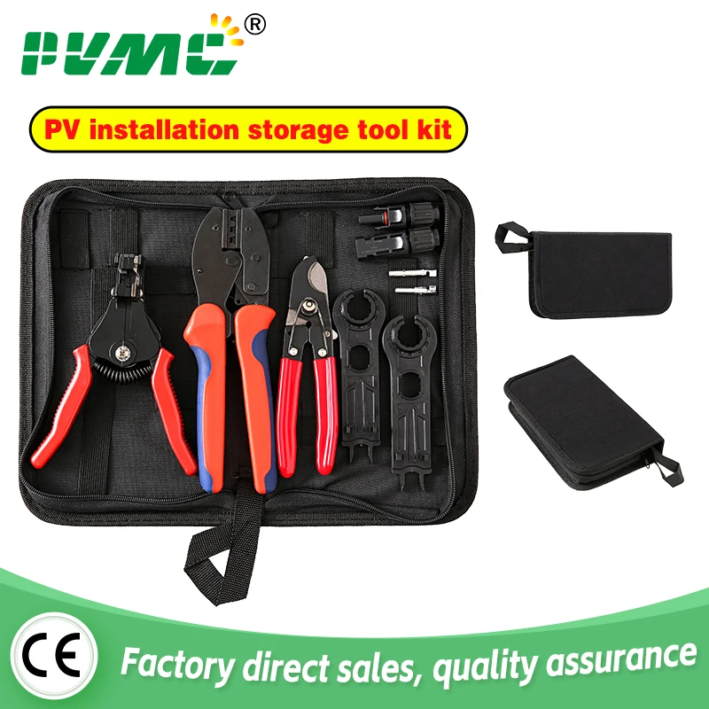 

Solar Connectors Plier Crimping Tool for 30A Pin 2.5/4/6mm2(14-10AWG) Crimping pliers Wire stripper PV Connector Wrench Tool Kit