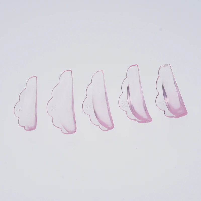 5 paia autoadesive ciglia perm pad morbido silicone ciglia aste scudo sollevamento 3D ciglia bigodino accessori strumento di trucco