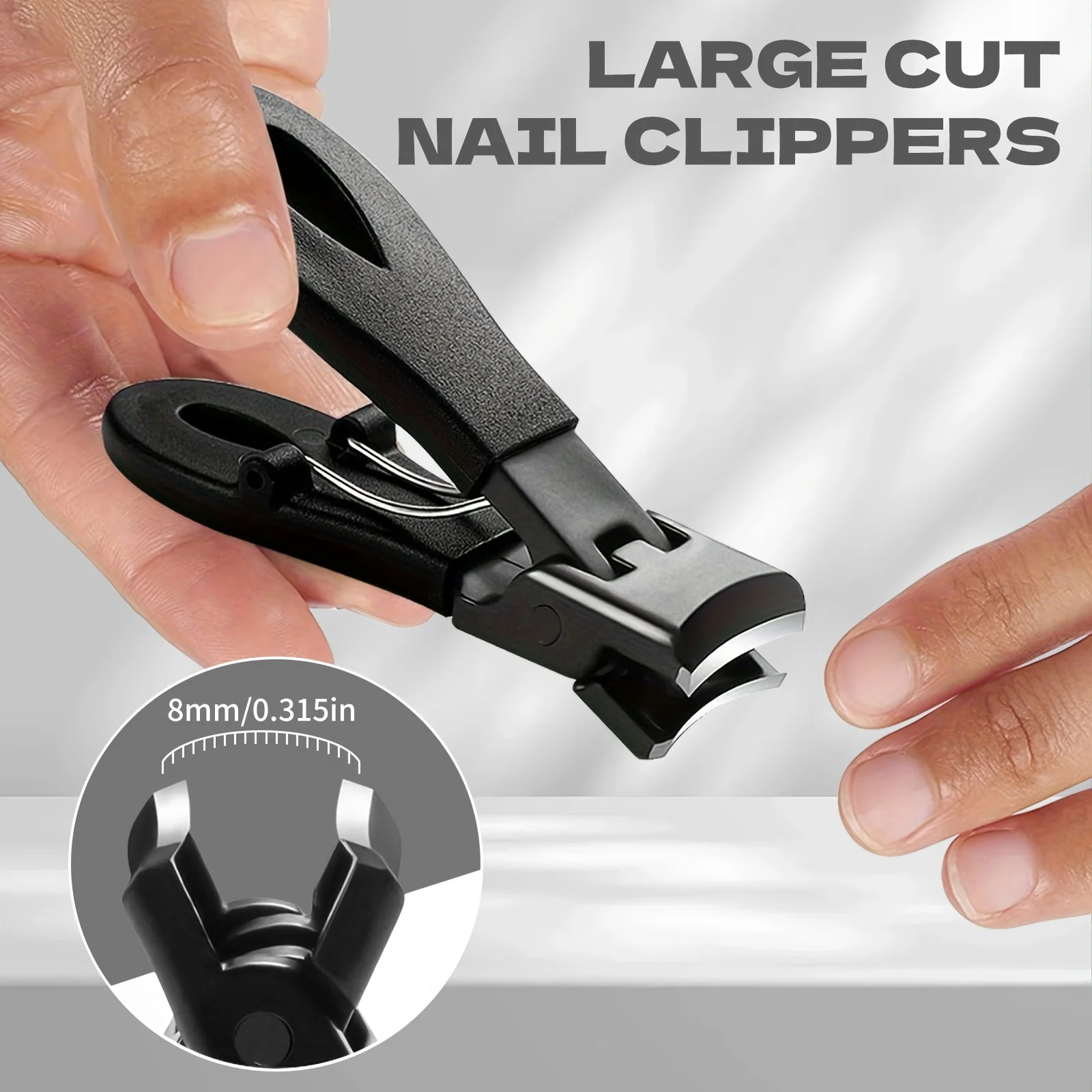 7 pçs/set Cortador de Unhas Conjunto de Ferramentas de Manicure, com Estojo de Viagem Portátil, Pinças de Cutícula E Kit Cortador, Cortador de Unhas Profissional