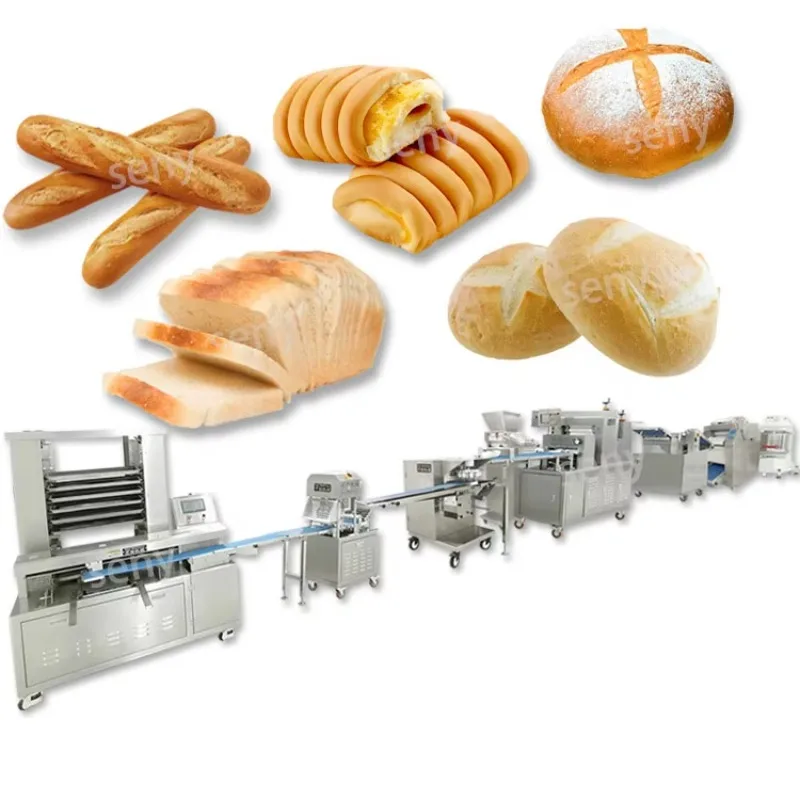 FOODLINE Customized Bread Automatic Fully Control the Width and Thickness Ductility Production Line Silver Bread Making Machine