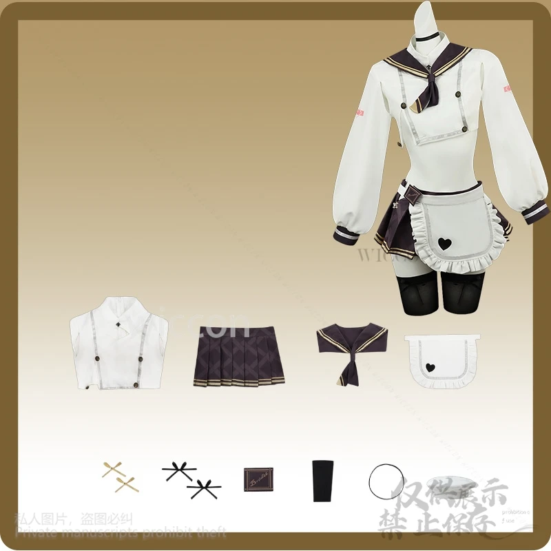 Bridd Nikke جديد آلهة تأثيري حلي أنيمي لعبة Jirai Kei BBW الفتيات تنورة قصيرة اقتصاص ثلاثية الأبعاد مصاصة الدعائم كوس مخصصة