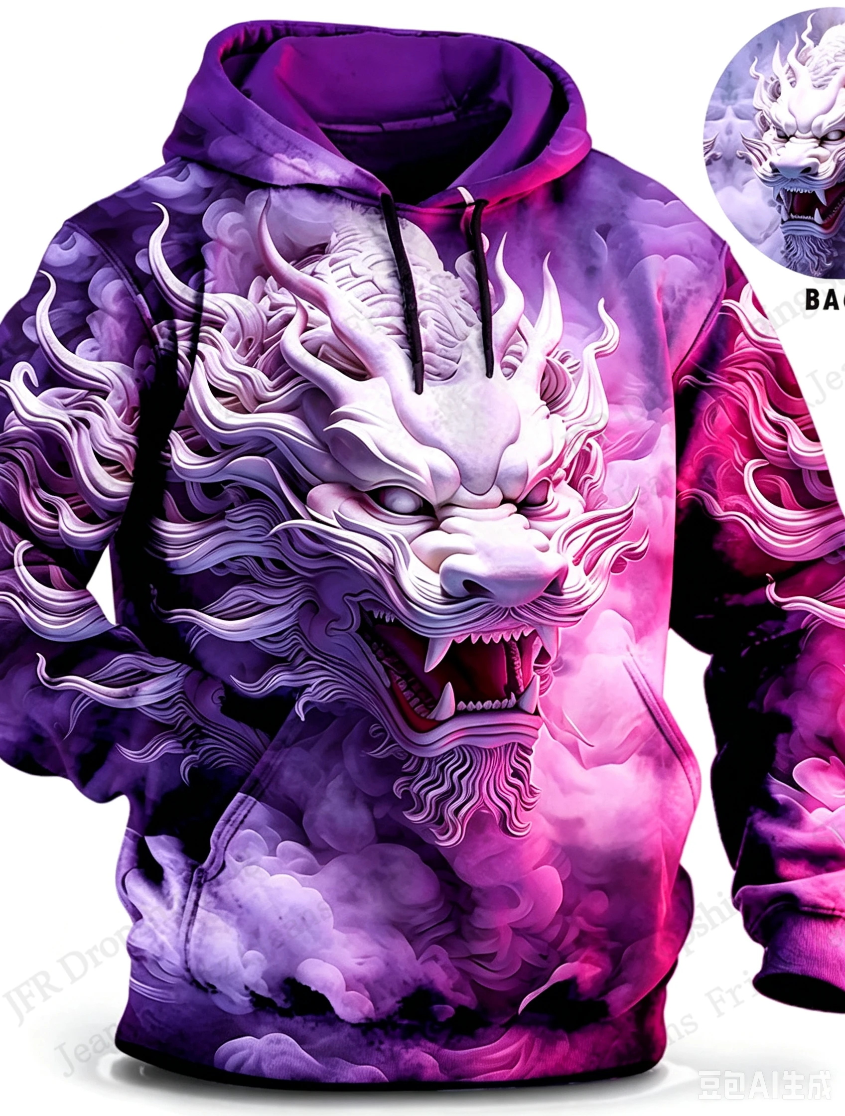 Chinese Dragon 3d Print Hoodies Men Women Fashion Hoodie Sweatshirt Oversized TracksuitS Autumn Winter Clothes New Year Moletom