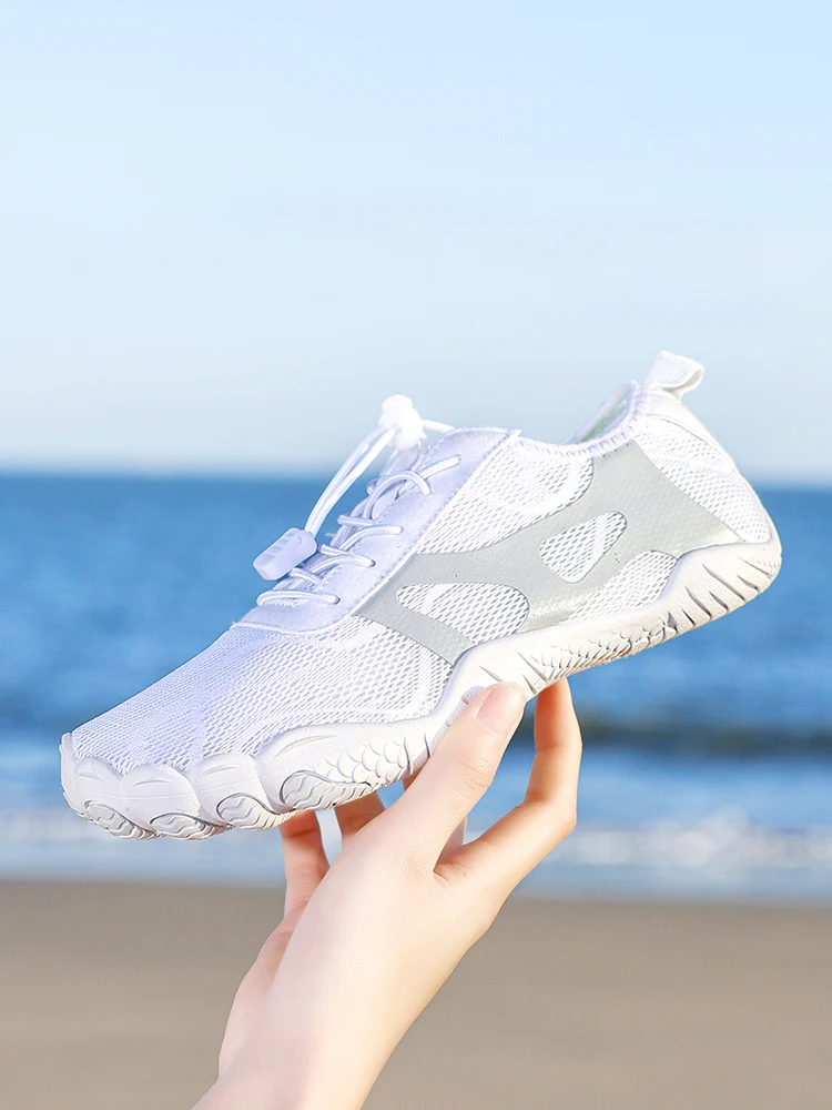 

Быстросохнущая обувь унисекс для активного отдыха, обувь для альпинизма, йоги, плавания, легкая дышащая сетчатая обувь, нескользящая резиновая подошва