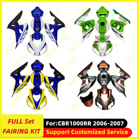 Motorcycle Injection Fairings Kits fit For HONDA CBR1000RR CBR 1000RR CBR1000 RR 2006 2007 06 07 Bodywork full fairing kit zxmt