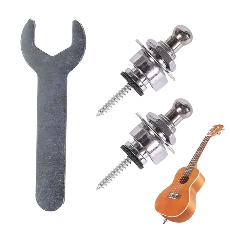 Strap Buttons Guitar Security Lock Guitar Strap Locks Buttons Guitar Security Lock For Acoustic Classical Electric Guitar Bass