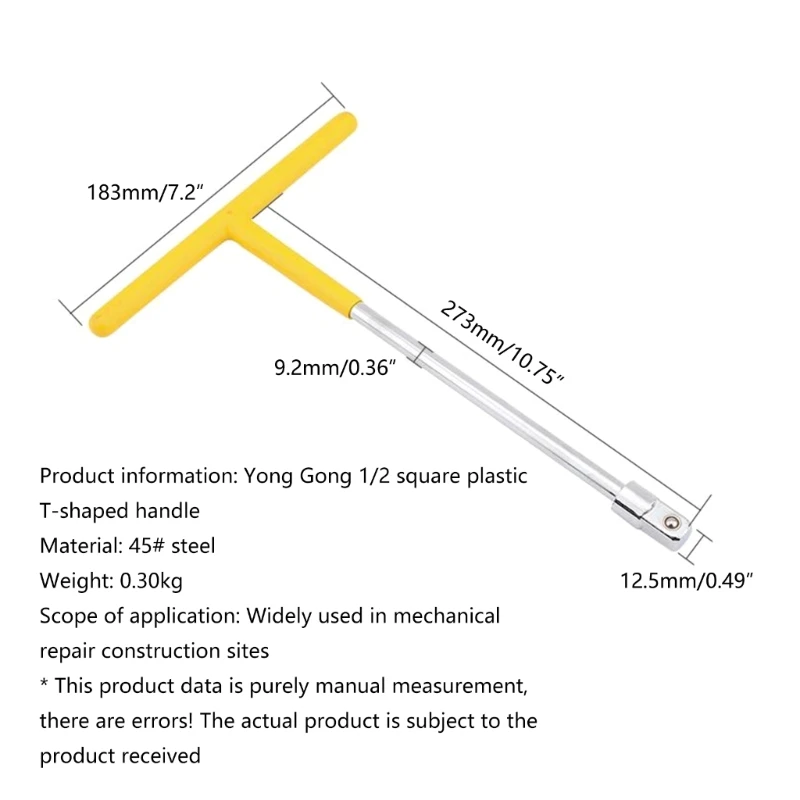 T Type Universal Socket Wrench Steel Spanner Hand Tools For Car Repair Hexagon Socket Wrench Maintenance Tools