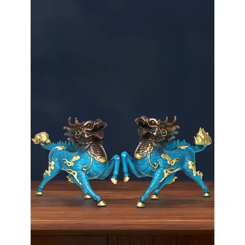 

A pair of pure brass entry doors, living room, office entrance entrance decoration, opening gifts