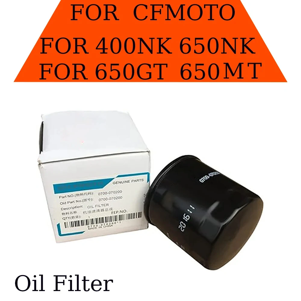 Motorcycle Oil Filter For CFMOTO 500CC CF188 U6 X6 Z6 196S 600CC ATV UTV SAND BUGGY 400NK 650NK 650GT 650MT 400 NK 650 MT 650 GT