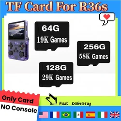 TF Card for R36S Retro Handheld Video Game Console Linux System SD CARD Pre-install Retro Games Video Player Memory Card R36S