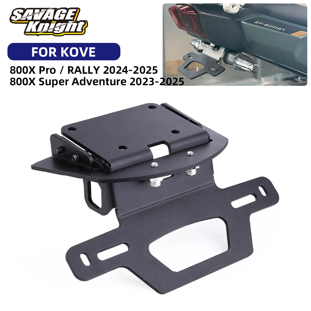 For Kove 800X Tail Tidy Fender Eliminator License Plate Bracket Fit Colove 800X Rally Pro Super Adventure Registration Holder