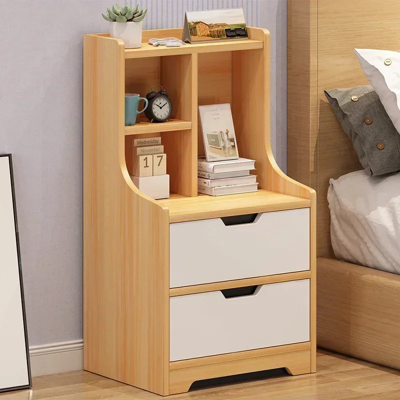 Minimalist White Night Table Nordic Cheap Trendy Bedside Table Unique Aesthetic Storage Comfortable Nachttisch Home Furniture