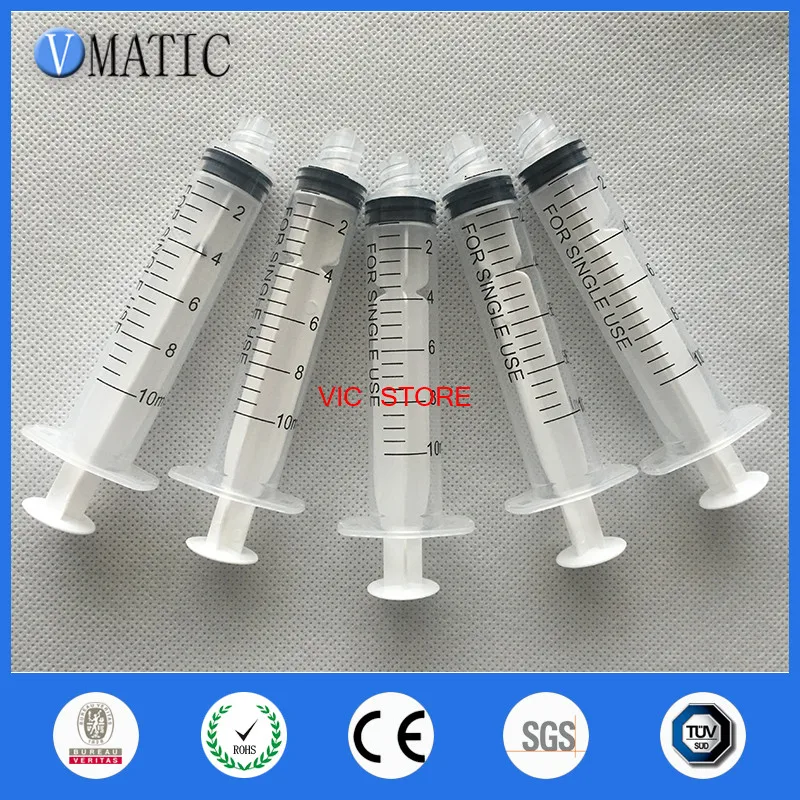 

Free Shipping Non Sterilized 10ml/10cc Luer Lock Glue Dispensing Plastic Syringe