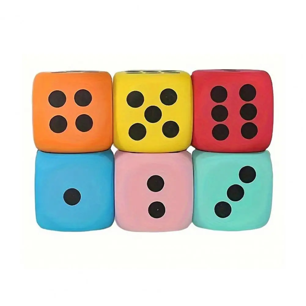 

Декоративные кости для вечеринок, кости из пенопласта Eva для игровых тематических вечеринок, шестисторонняя настольная игра, реквизит, угловой игрушечный набор кубиков для украшения