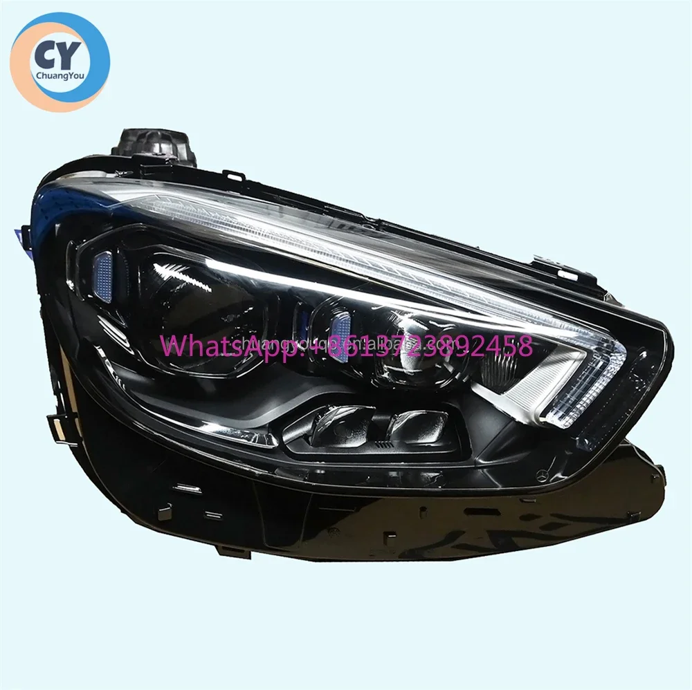 

For Mercedes-benz E-Class AMG W213 Original Headlight Lens 2021 2022 2023 E53 E63 Headlamp S213 A238 Coupe C238 Geometric Light