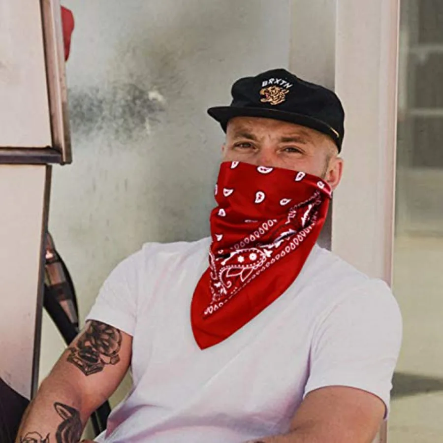 16pcs Bandanas MultiPurpose Party Outdoor Favor Scarf Headband Handkerchiefs for Unisex Women Men Boy Girls Versatile and Styli