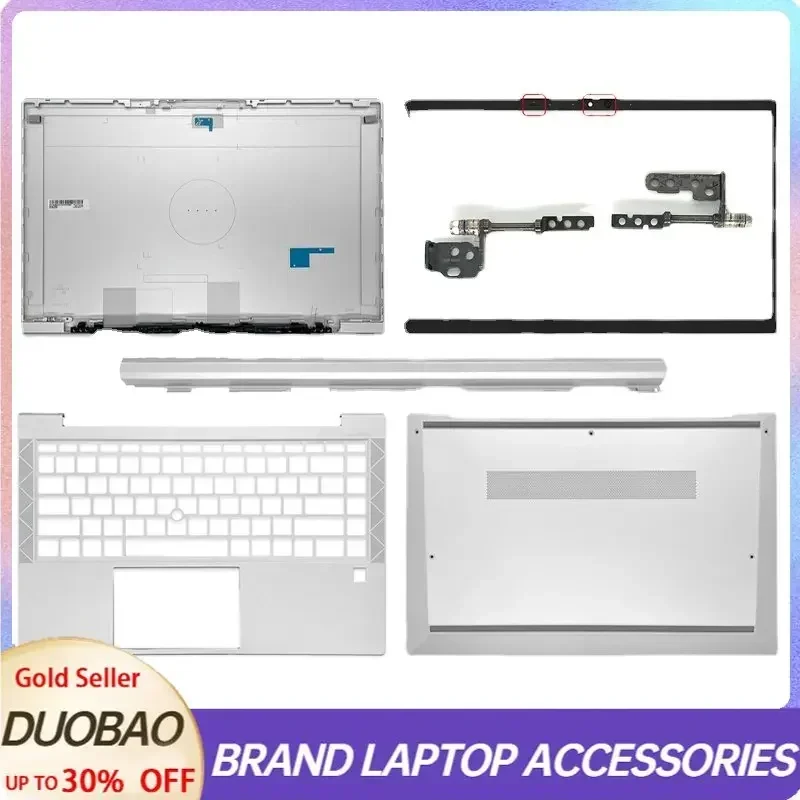 

NEW For HP EliteBook 840 G7 845 G7 745 G7 LCD Back Cover Front Bezel Palmrest Upper Case/Bottom Housing Silver computer Cover