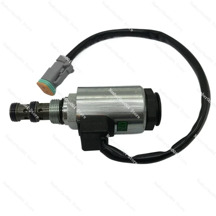 Applicable to Excavator Parts 60/230/360 Safety Lock Pilot Action Solenoid Valve Core Coil Breaking Electronic Valve