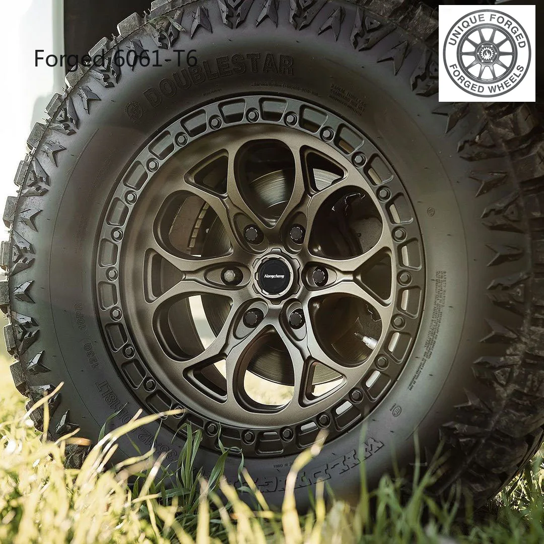 

New model of 26 Forged Alloy Wheel 5x114.3 Rim 5x120 5x127 4x100 Wheels 4x156 Beadlock Rims Forged for ATV UTV SUV Wrangler R