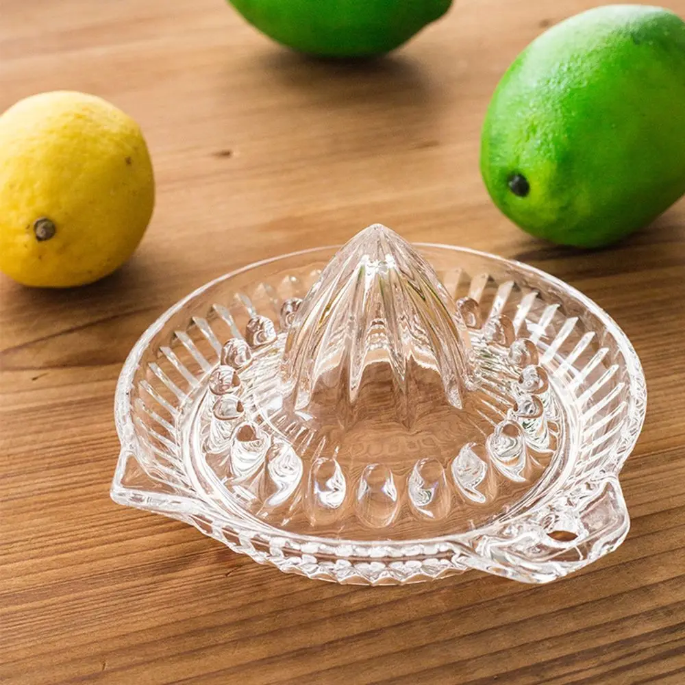 manual glass orange juicer pour spout fruit extractor with handle fruit tool lemon juicer bar supplies lemon squeezer