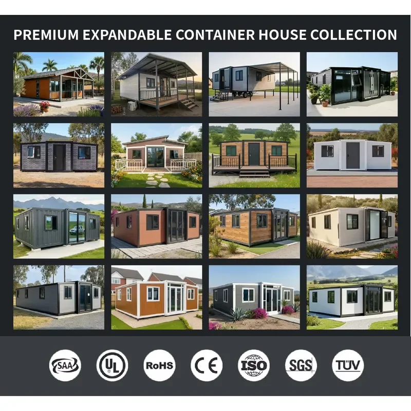 Prefab Cabin 20ft Container House With Bedroom Expandable Container House for Home Use