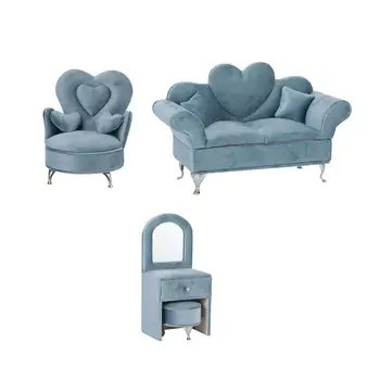 Boîte à bijoux l'inventaire pour femmes, maison de courses, meubles, échelle 1/6, mini accessoires, colliers de la présidence, boucles d'oreilles, décor de chambre à coucher, évaluation, 1/6