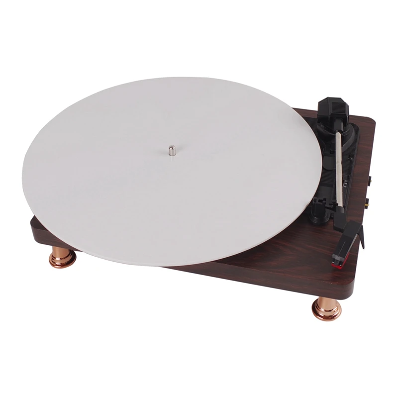 HFES Acrylic Turntable Mat Reduce Static Dust Noise Replacement Record Platter Slipmat For 12 Inch Record Player