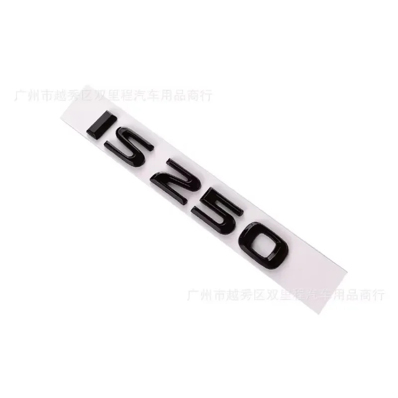 QA ABS Letter Badge For Lexus IS200 IS250 IS300 IS350 Rear Trunk Emblem Sticker Auto Tail Logo Car Styling Modification Accessor