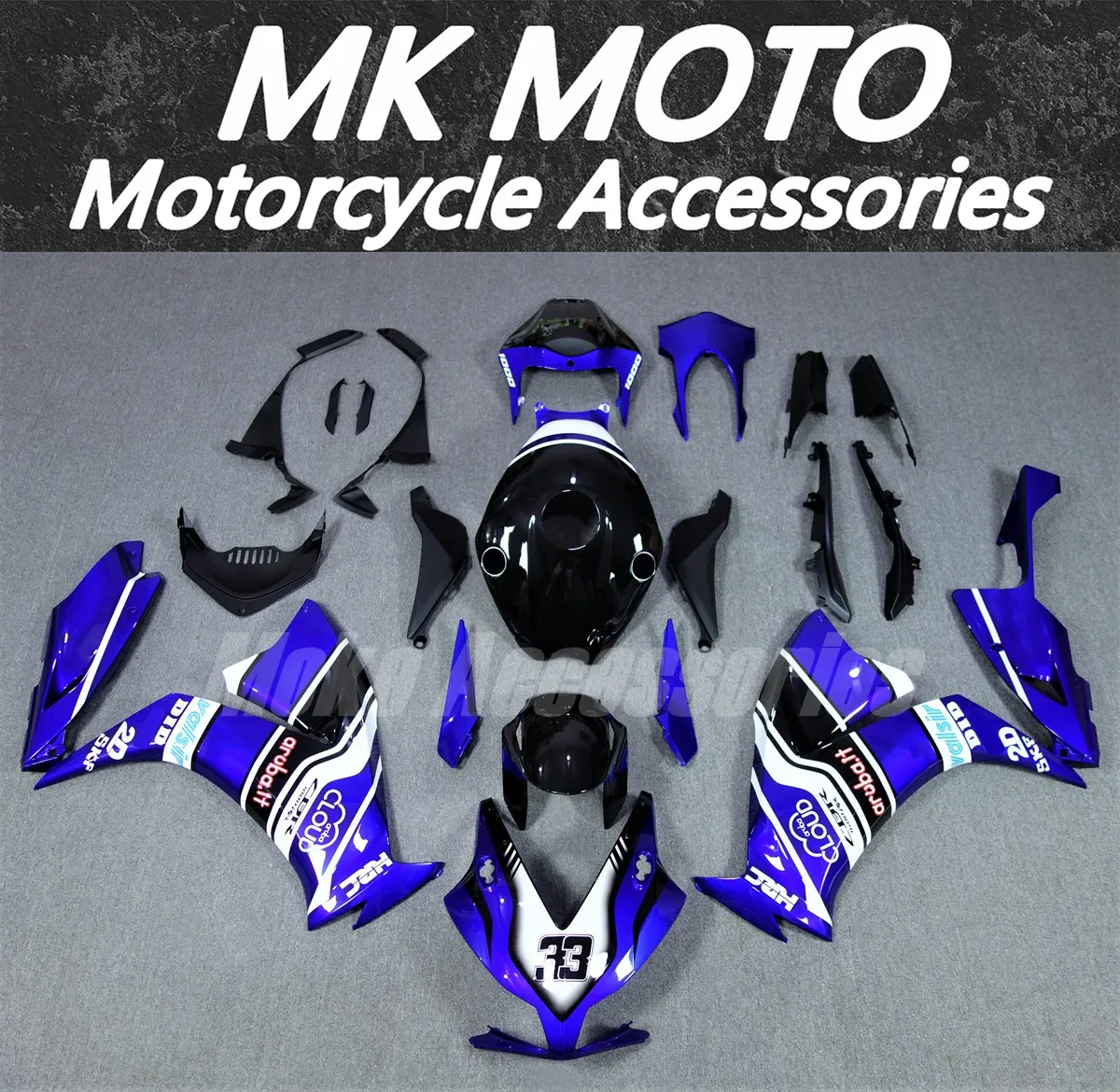 

Motorcycle Fairings Kit Fit For Cbr1000rr 2012 2013 2014 2015 2016 Bodywork Set High Quality ABS Injection New Blue Black White