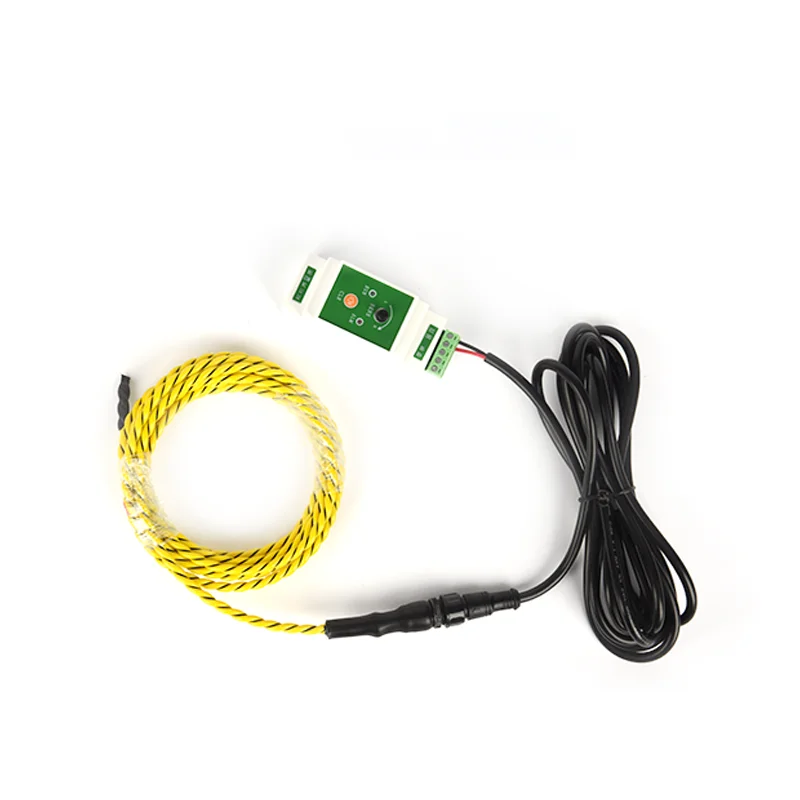 

Non-addressable Water Leak Detection Alarm System RS485 Relay Output Water Leak Detector 6mm Diameter Sensing Cable for PC Room