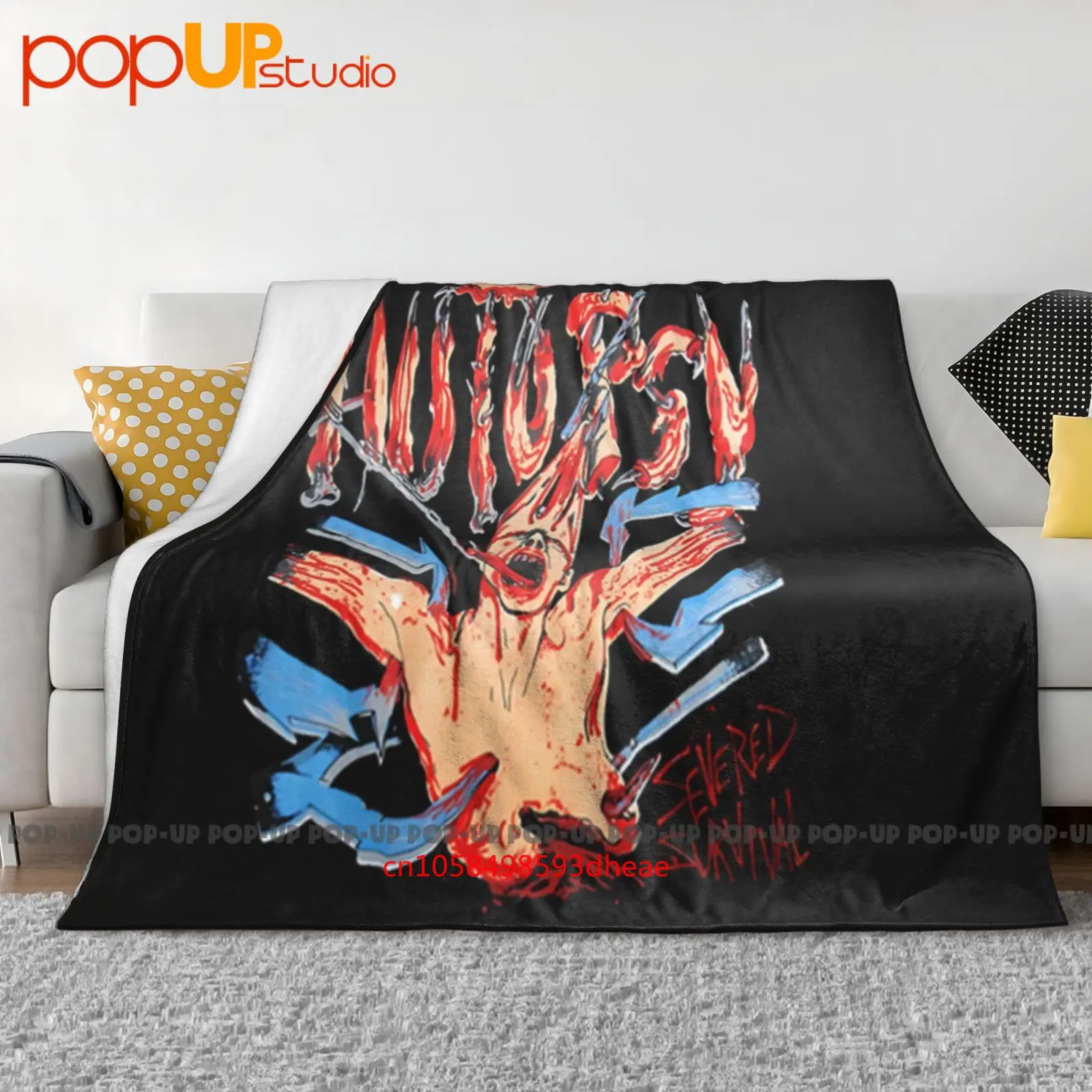 Autopsy Severed Survival Death Metal Cannibal Corpse Morbid Angel Ultra-Soft Blanket Quilt Winter Sofa Cover Bed Covers