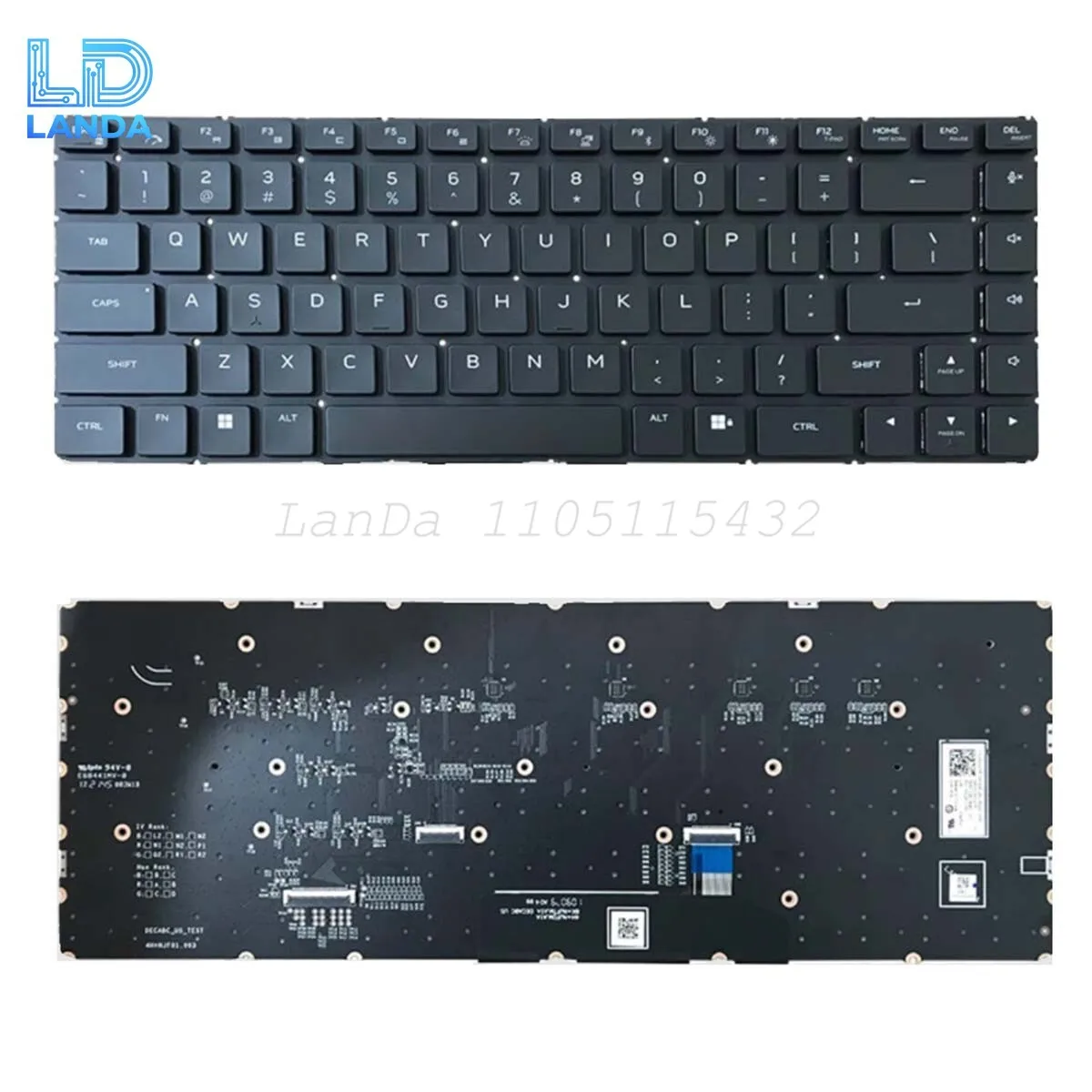 

Клавиатура США для ноутбука Dell G16 7625 7635 7620 7630, клавиша с RGB-подсветкой