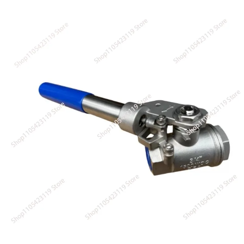 304 stainless steel spring return threaded ball valve with internal thread, automatic return and reset valve